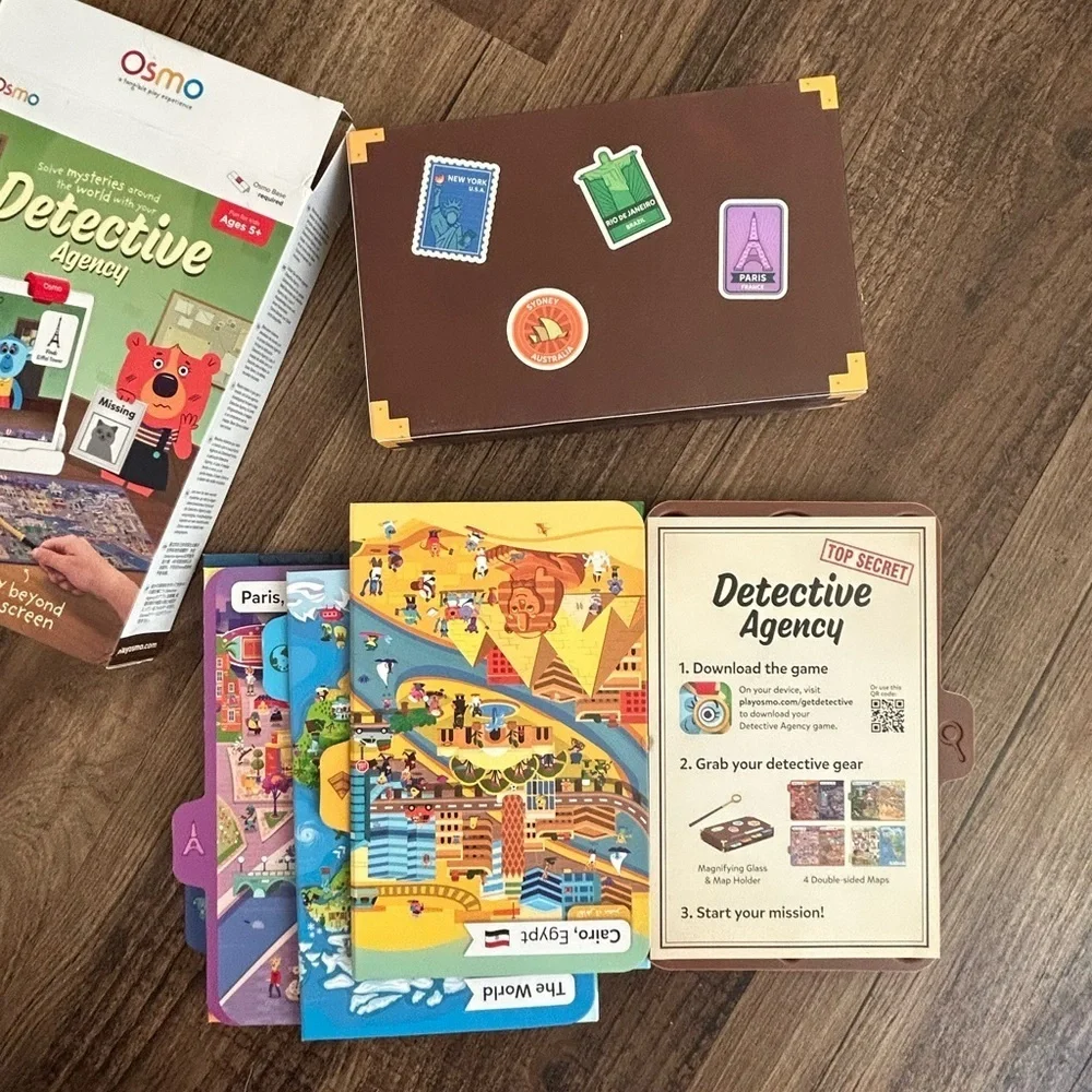 Osmo Detective Agency Learning Toy for Kids - Green and Red